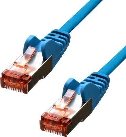 ProXtend Patchcord Cat.6, F/UTP, PVC, AWG 26, CCA, mėlyna, 20m (V-6FUTP-20BL)