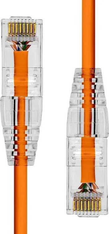 „Oranžinis ProXtend Ultra Slim CAT6 U/UTP CU LSZH“ eterneto kabelis, oranžinis, 5 m