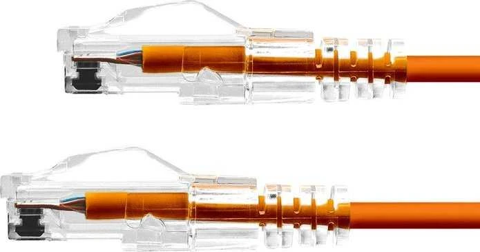 „Oranžinis ProXtend Ultra Slim CAT6 U/UTP CU LSZH“ eterneto kabelis, oranžinis, 5 m
