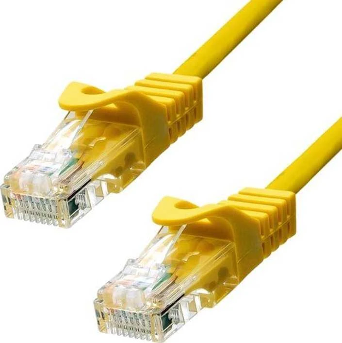 ProXtend ProXtend U/UTP CAT5e PVC AWG 24 CU Geltona 1M