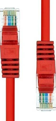 ProXtend ProXtend U/UTP CAT5e PVC AWG 24 CU Raudona 0.5M