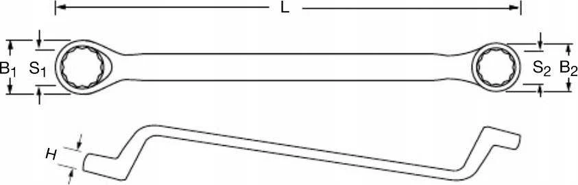 Dvikilpis veržliaraktis PROXXON SlimLine 20*22