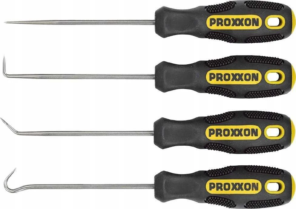 4 dalių Micro kablių rinkinys su atsuktuvo rankenomis PROXXON