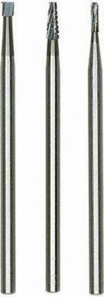 Volframo karbido frezų rinkinys PROXXON (3 vnt.)
