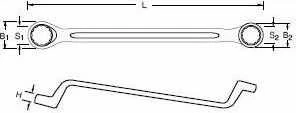 Dvikilpis veržliaraktis PROXXON SlimLine 10*11
