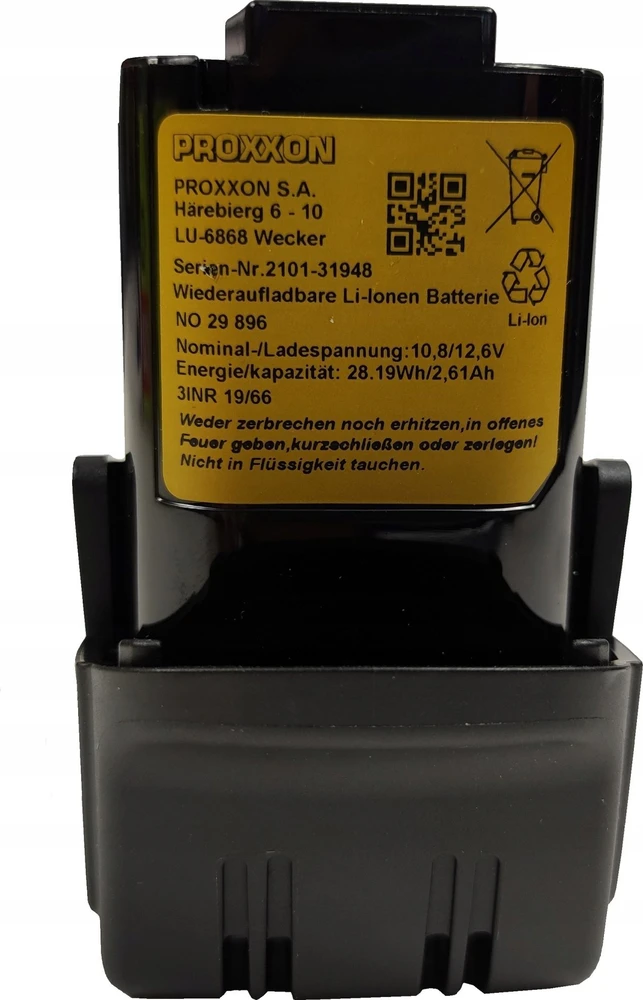 Akumuliatorius PROXXON Li/A2 10,8V 2,6Ah