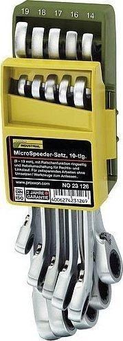 10 dalių terkšliniai raktai PROXXON MicroSpeeder