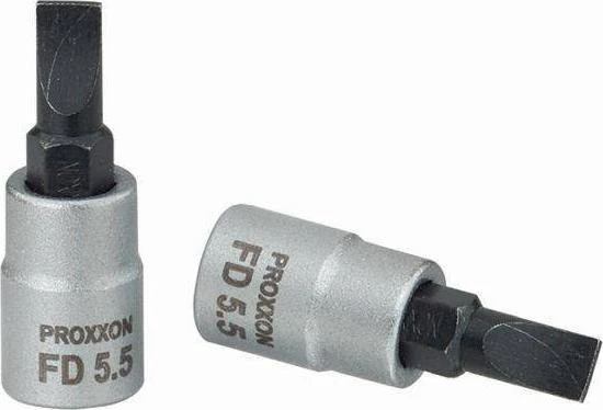 Galvutė su plokščiu antgaliu PROXXON FD 1/4", 5,5 mm
