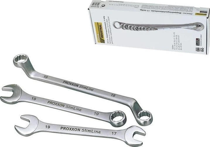11 dalių žiedinių raktų rinkinys PROXXON Slimline 6-32mm