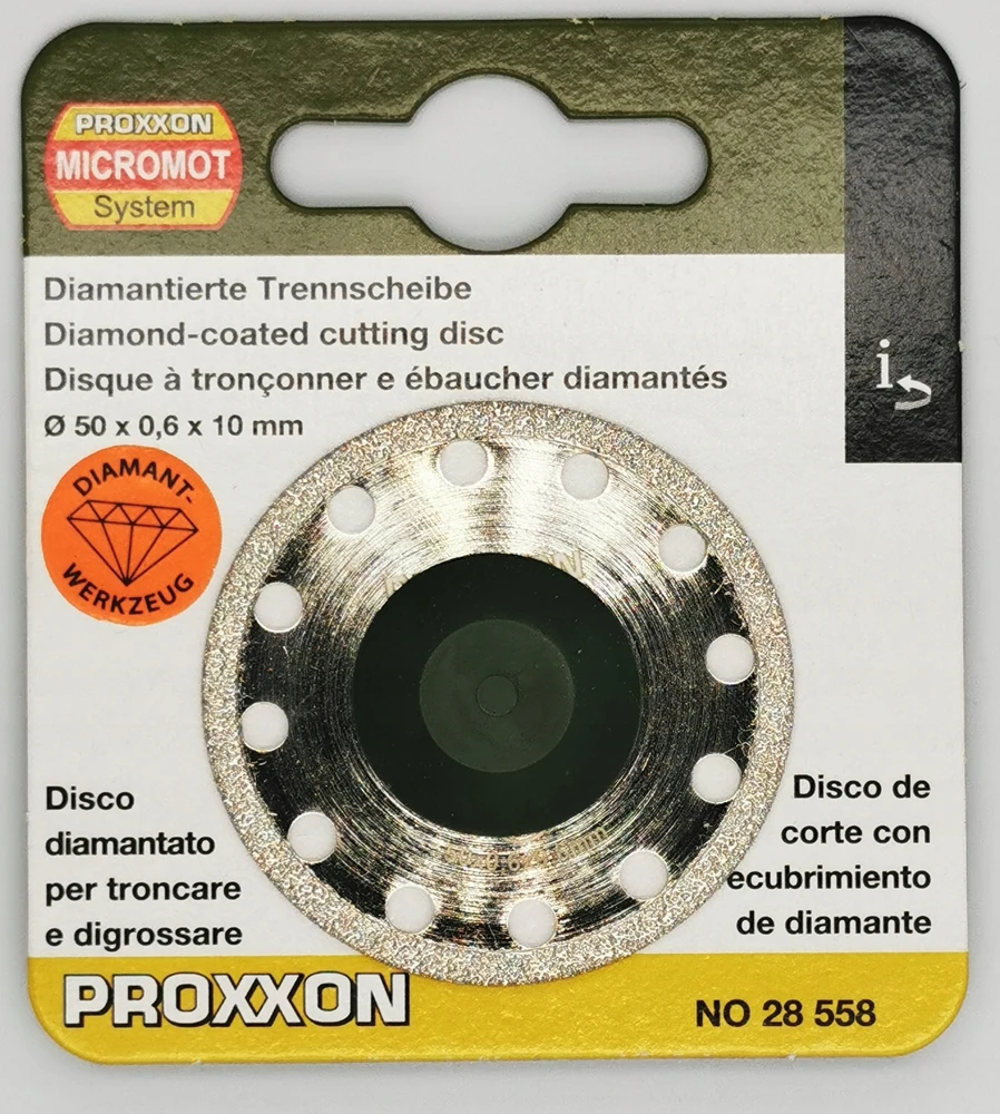 Deimantinis pjovimo diskas Proxxon 28558; 50 mm