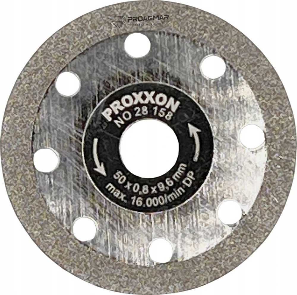 Deimantinis šlifavimo diskas PROXXON 50x0,8x9,6mm