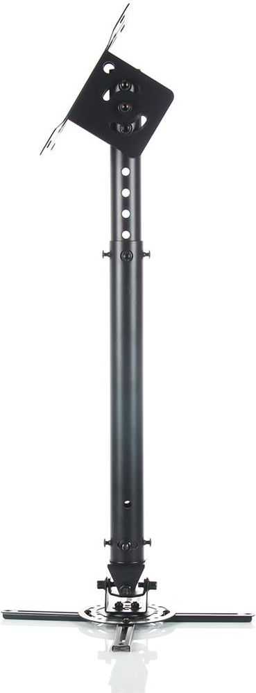 ART RAMP P-107B ART Laikiklis P-107B, 47-76cm iki projektoriaus juodas 15KG Tvirtinimas prie lubinio laikiklio
