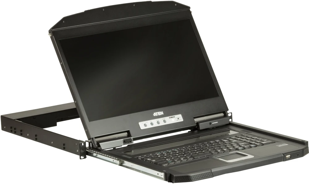 Šakotuvas Przełącznik Aten 1U Short Gylis USB VGA Single