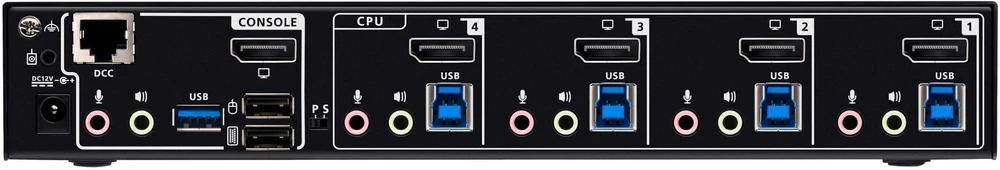 Aten 4 prievadų USB 3.0 8K DisplayPort KVMP jungiklis