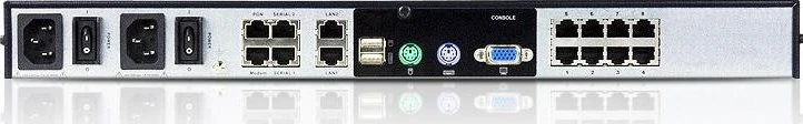 Aten | 1 vietinė / 1 nuotolinė prieiga 8 prievadų Cat 5 KVM per IP jungiklis su virtualia laikmena (1920 x 1200) | KN1108VA-AX-G