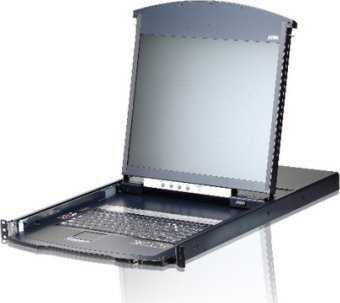 Aten | 16 prievadų Cat 5 dviejų bėgelių 19" LCD KVM per IP komutatorius su virtualia medija | KL1116VNA-AG | 1 x USB A tipo lizdas