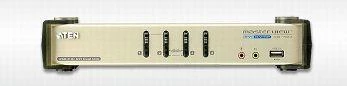 Aten 4-port USB DVI Dual Link/Audio KVMP jungiklis | Aten | 4 prievadų USB DVI dviejų jungčių / garso KVMP™ jungiklis