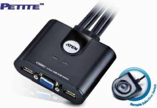 Aten 2 prievadų USB VGA kabelis KVM jungiklis su nuotolinio prievado parinkikliu | Aten | KVM kabelis KVM jungikliai CS22U Ieškoti produkto arba raktinio žodžio 2 prievadų USB VGA kabelis KVM jungiklis su nuotolinio prievado parinkikliu