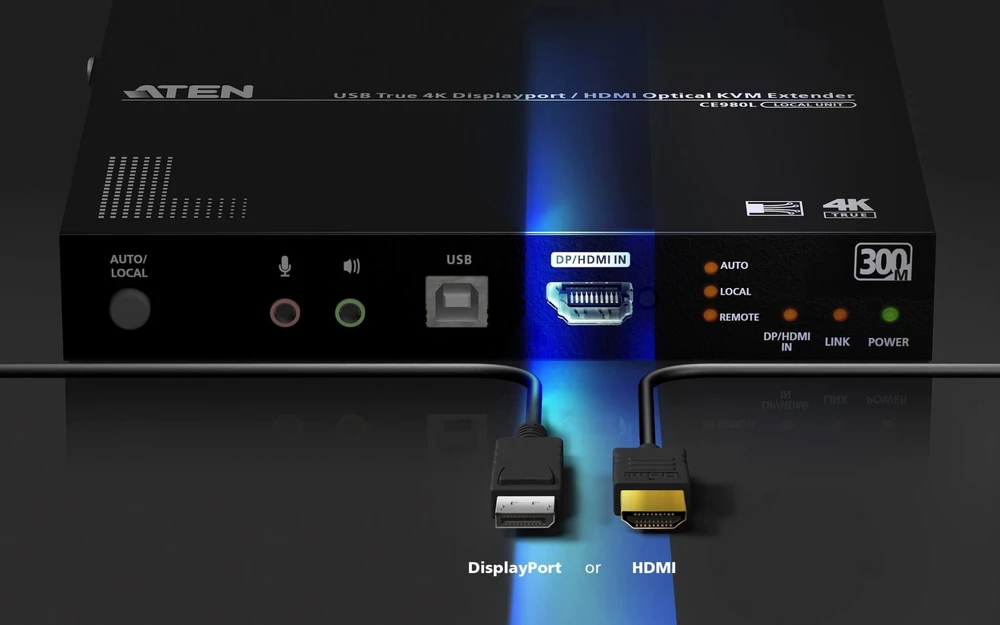 Przełącznik Aten USB True 4K DisplayPort/HDMI