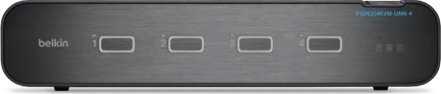 „Belkin Universal“ 2 kartos saugus KVM jungiklis, 4 prievadų, dviejų galvučių, be CAC