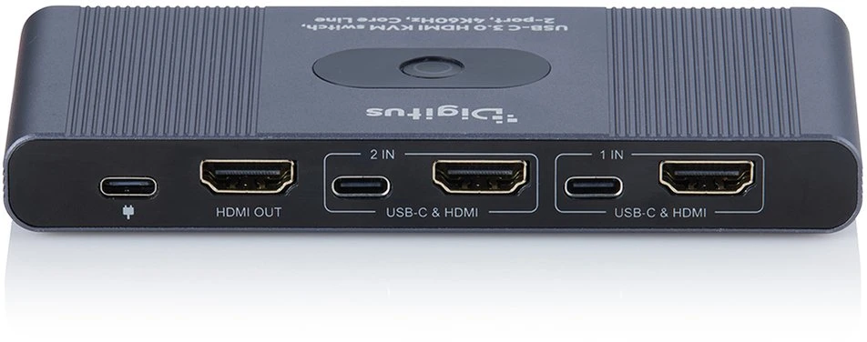 Digitus DS-12855 KVM jungiklis Pilka