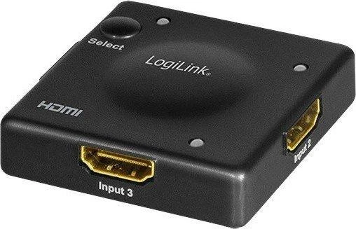 LogiLink Jungiklis 3x1 HDMI, 1080p 60hz