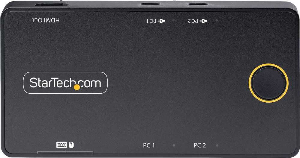 StarTech Switch StarTech C2-H46-UC2-PD-KVM KVM Switch Juodas