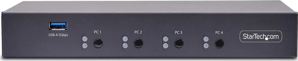 „StarTech“ 4 prievadų KM jungiklis USB jungiklis.
