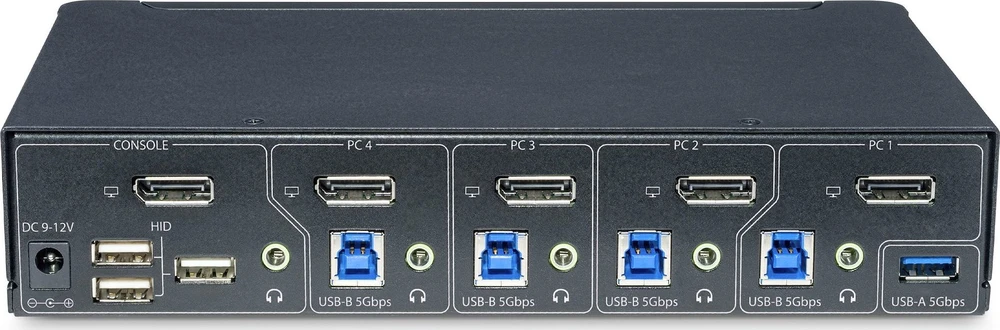 StarTech P4AD122-KVM-SWITCH/4-PORT DISPLAYPORT KVM SWITCH