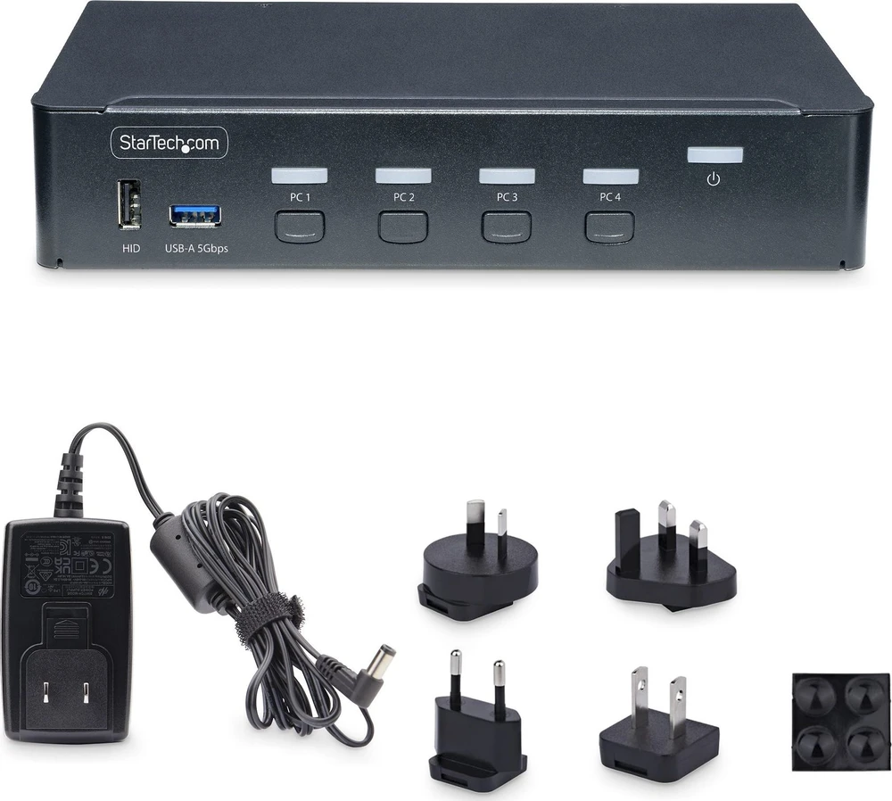 StarTech P4AD122-KVM-SWITCH/4-PORT DISPLAYPORT KVM SWITCH