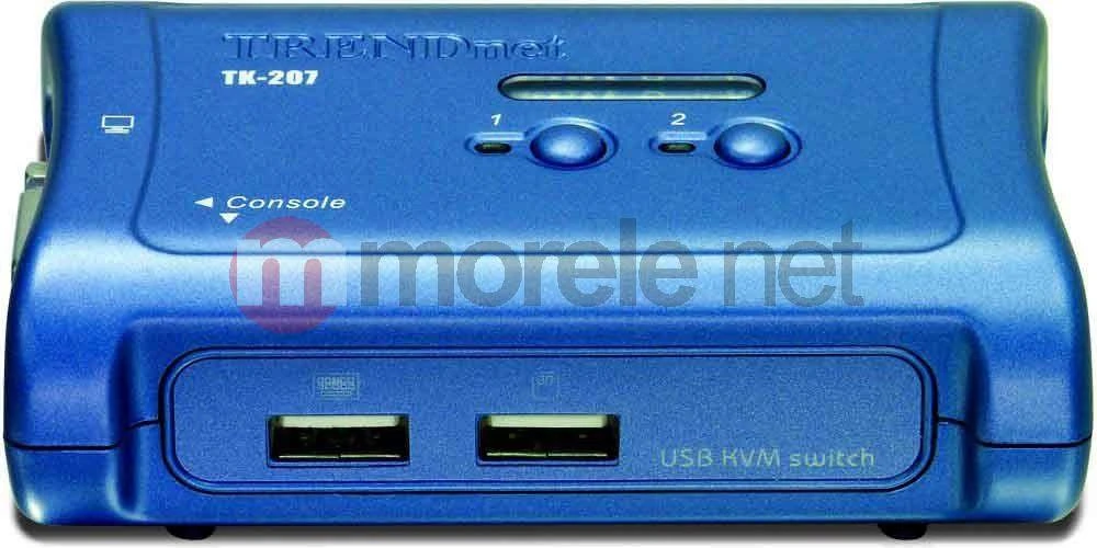 TRENDNET 2 prievadų USB KVM jungiklio rinkinys