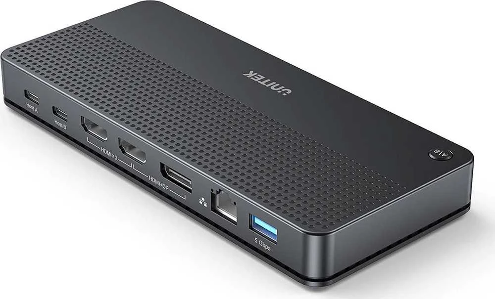 Unitek KVM Switch 2 kompiuteriai 2 4K monitoriai