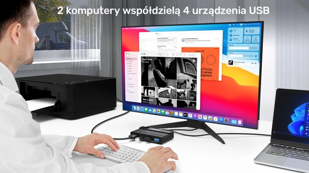 KVM Jungiklis - Unitek H1310A