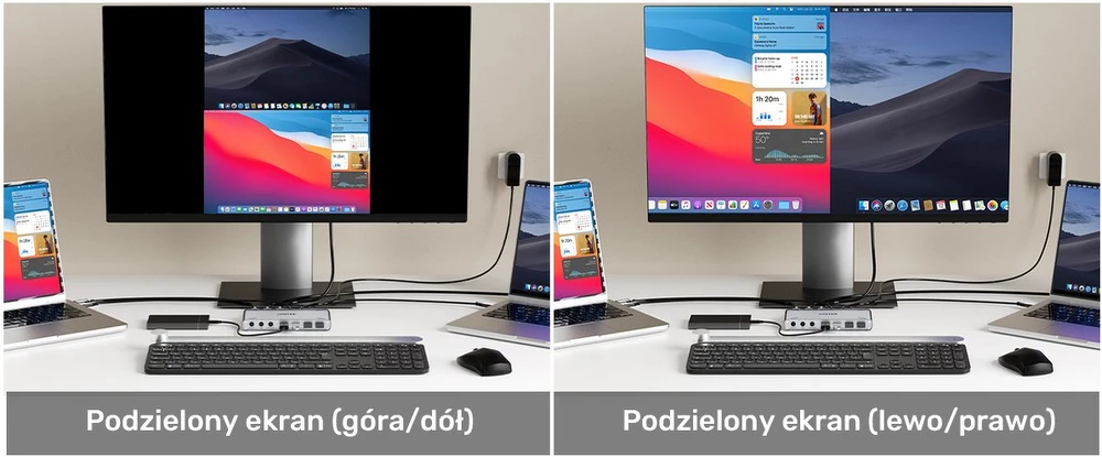 Unitek 10Gbps USB-C KVM komutatorius su HDMI ir failų perdavimu tarp sistemų