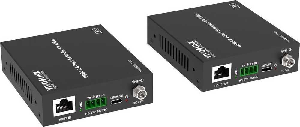 „VivoLink“ komutatorius „Vivolink VLUSB3EXT100“ KVM ilgintuvas
