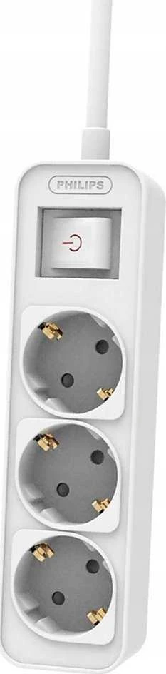Sumuštinių keptuvas „Philips“ maitinimo lizdas Balta 3 SCHUKO lizdai 1,5 m CHP2134W/58