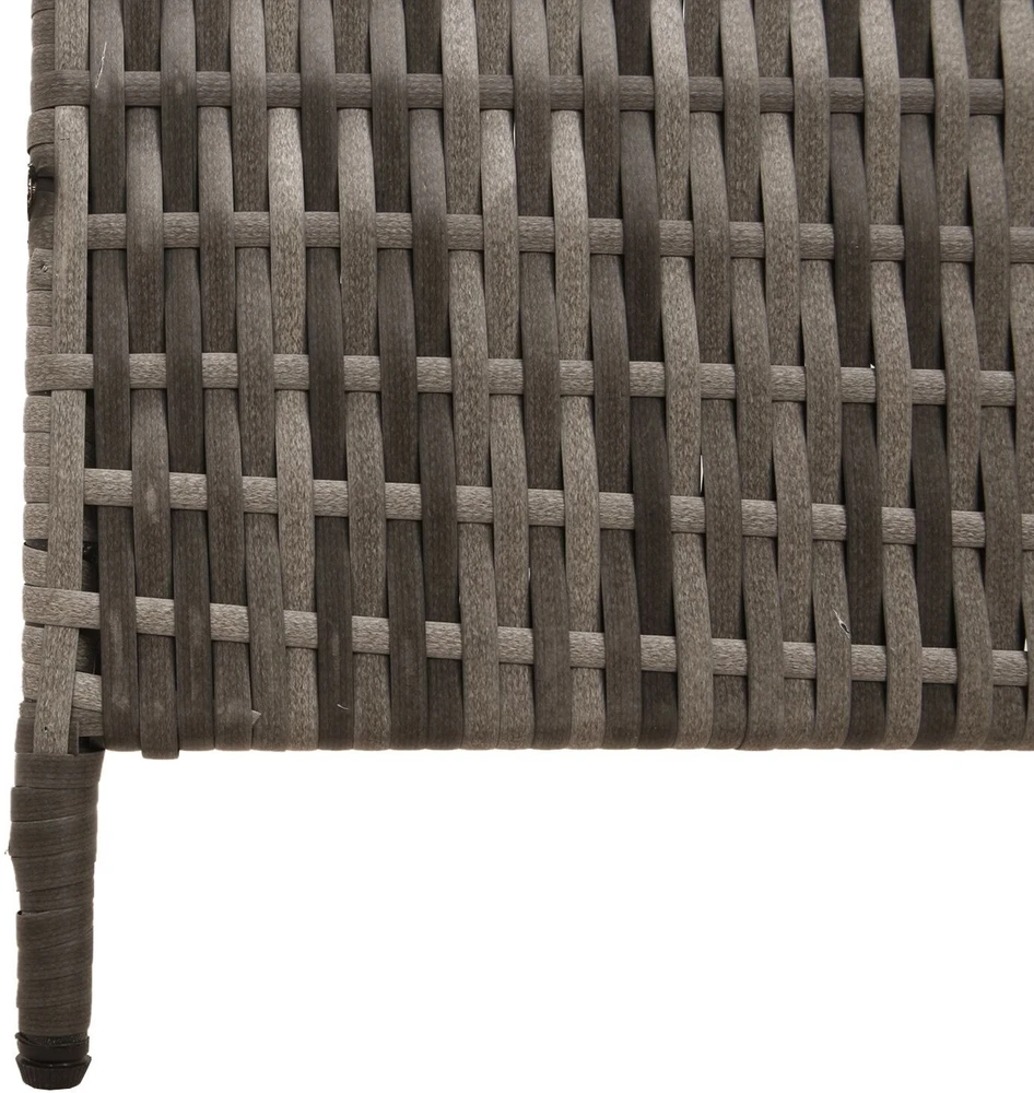 Kambario pertvara Pilka 195 x 180 cm poliratanas