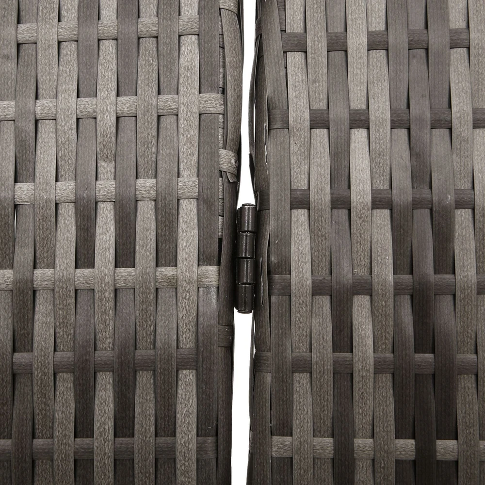 Kambario pertvara Pilka 195 x 180 cm poliratanas