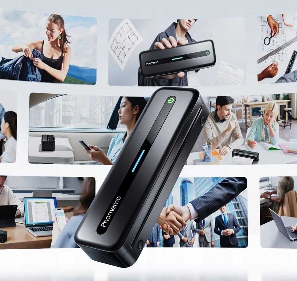 Spausdintuvas Phomemo Portable Thermal A4 Inkless Bluetooth iOS/Android / Phomemo / M832 / Juodas