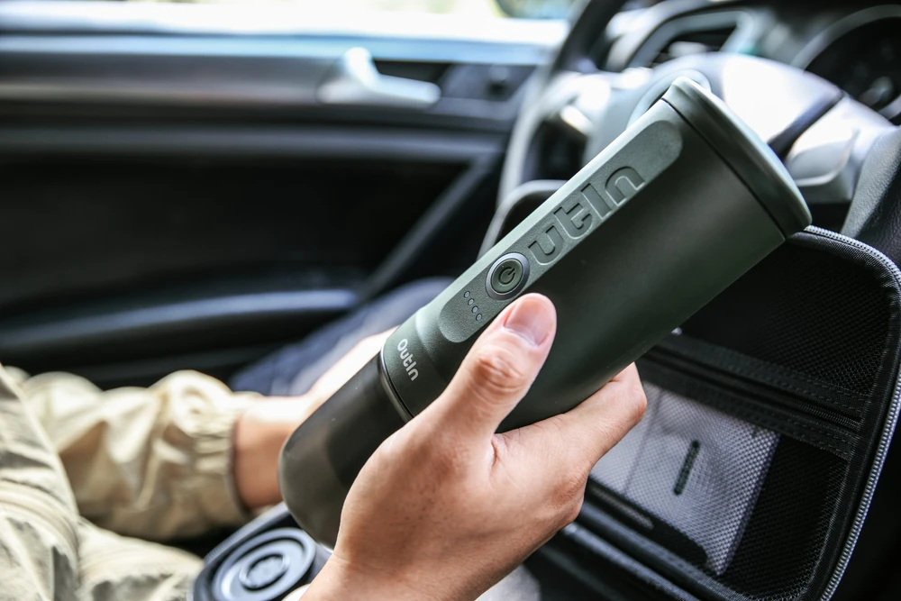 Outin Nano 7500mAh nešiojamasis kavos virimo aparatas - žalias