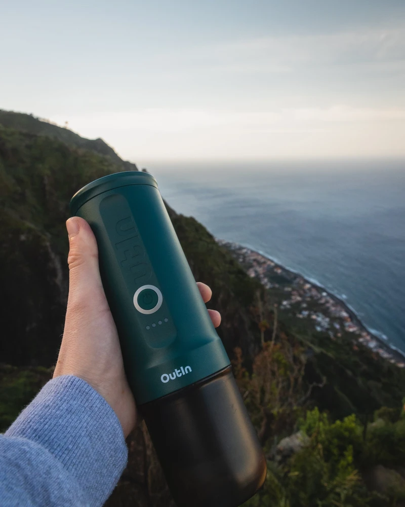 Outin Nano 7500 mAh nešiojamasis kavos virimo aparatas (turkis)