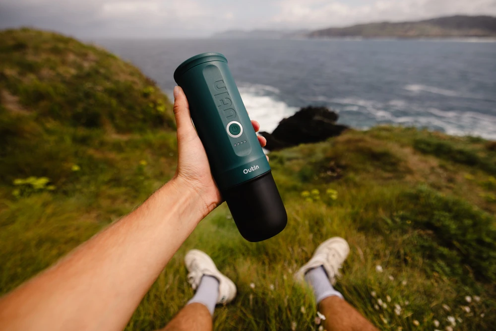 Outin Nano 7500 mAh nešiojamasis kavos virimo aparatas (turkis)