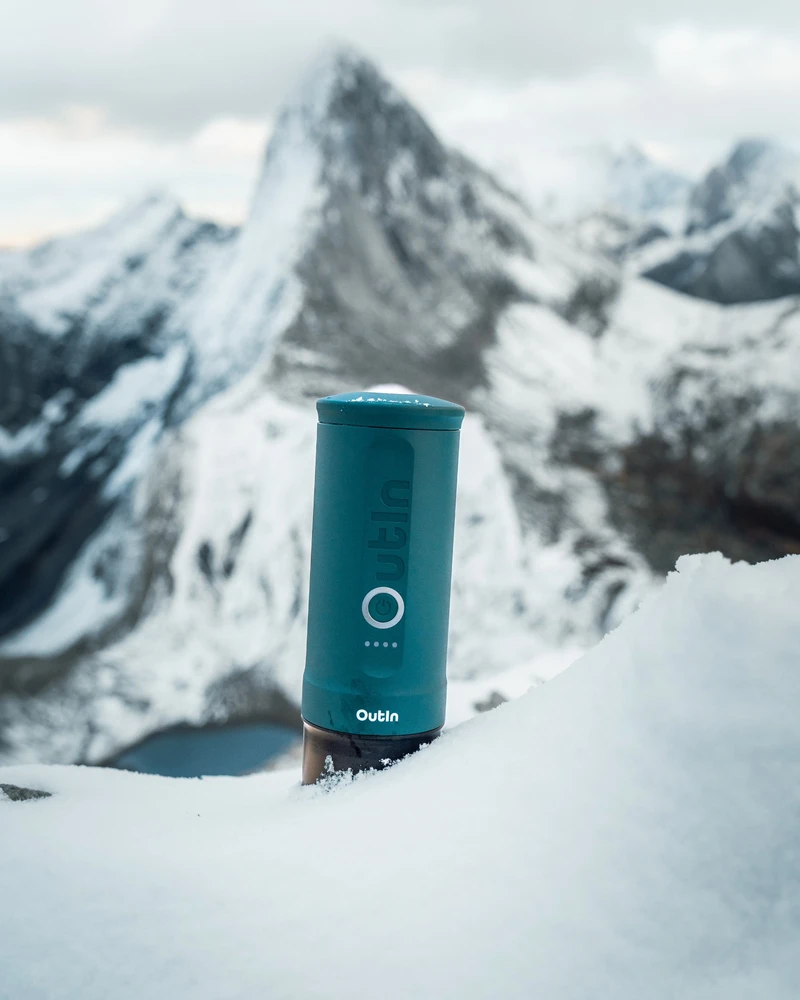 Outin Nano 7500 mAh nešiojamasis kavos virimo aparatas (turkis)
