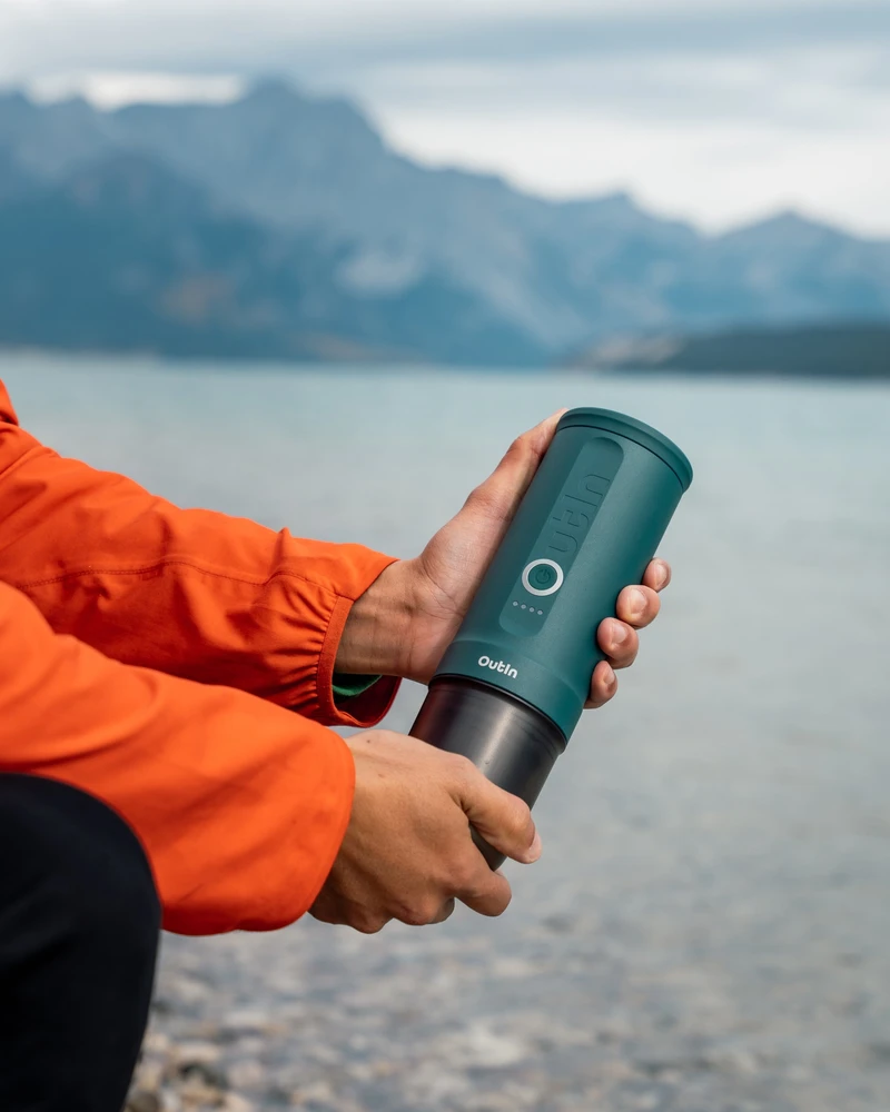 Outin Nano 7500 mAh nešiojamasis kavos virimo aparatas (turkis)