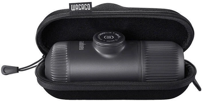 Rankinis maltos kavos aparatas su dėklu Wacaco Nanopresso, Pilkas