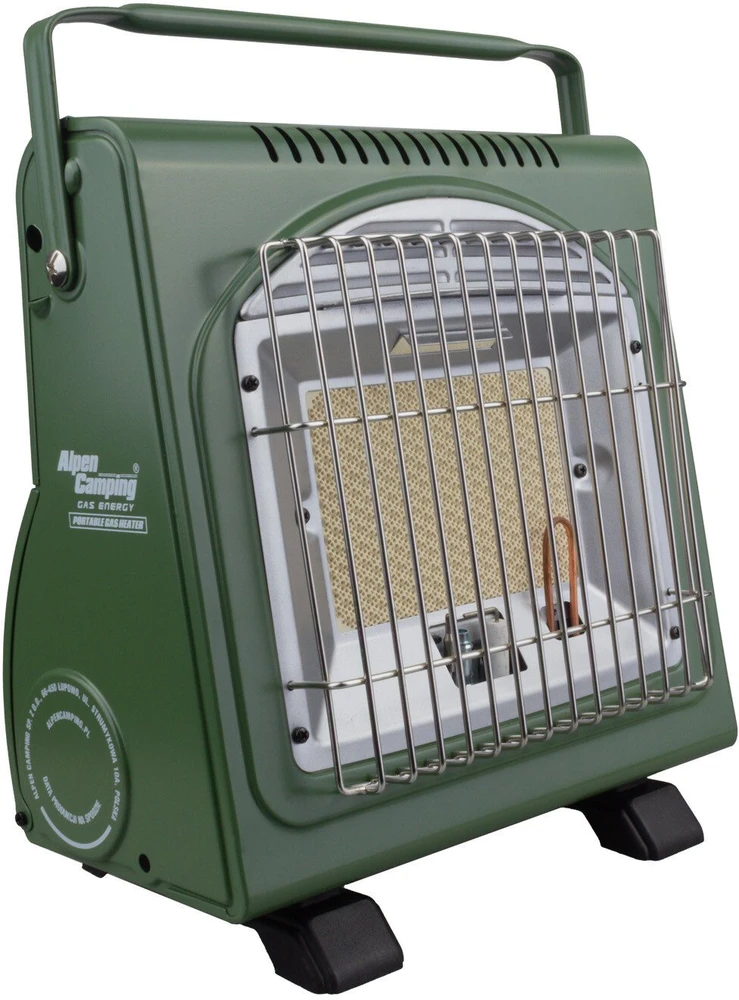 Przenośny Nešiojama dujinė viryklė „Alpen Camping“, 2 viename, dujų sąnaudos 124 g/val., pjezoelektrinis uždegimas, ICELAND IK-1000 PRO
