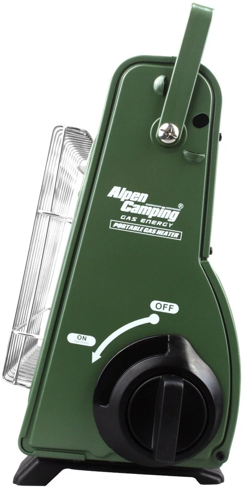 Przenośny Nešiojama dujinė viryklė „Alpen Camping“, 2 viename, dujų sąnaudos 124 g/val., pjezoelektrinis uždegimas, ICELAND IK-1000 PRO
