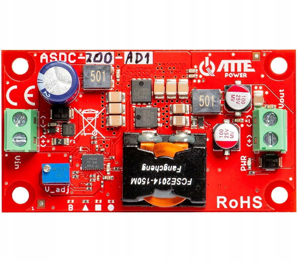 ASDC-200-AD1-OF DC/DC ATTE KEITIKLIO MODULIS