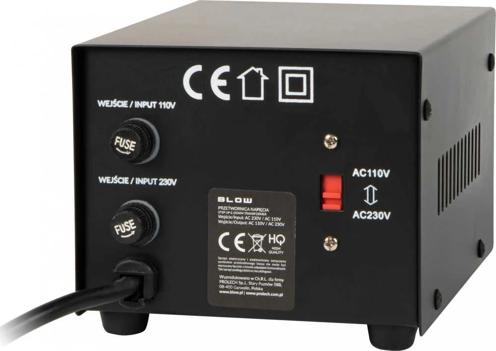 Blow 4570# Keitiklis 230 V --> 110 V, 500 W