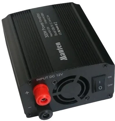„EuroCase“ keitiklis EUROCASE nuolatinės/kintamosios įtampos keitiklis 12V/230V, 300W, USB